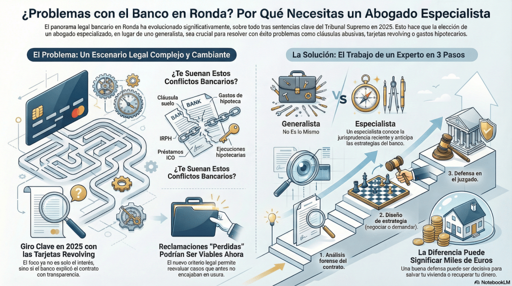 Problemas legales con bancos y soluciones