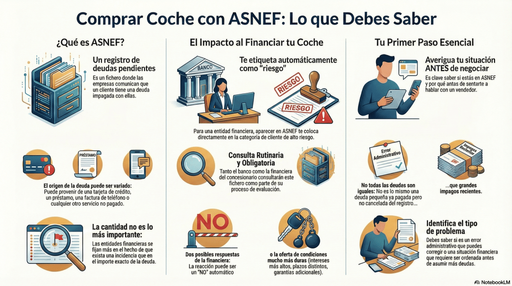 comprar coche estando en ASNEF