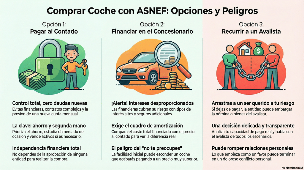 comprar coche estando en ASNEF